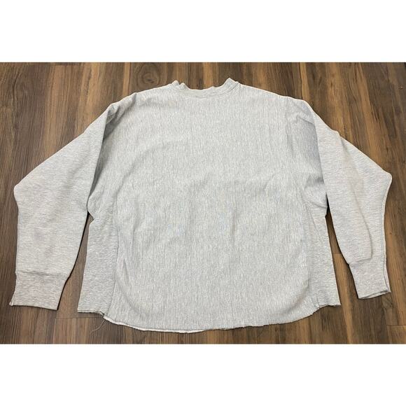 VTG Medallion Reverse Weave USA UNC North Carolina Tar Heels crop sweatshirt XL - Picture 3 of 5